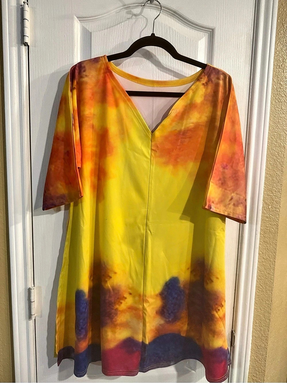 Tie-Dye Matching Set in Yellow & Orange